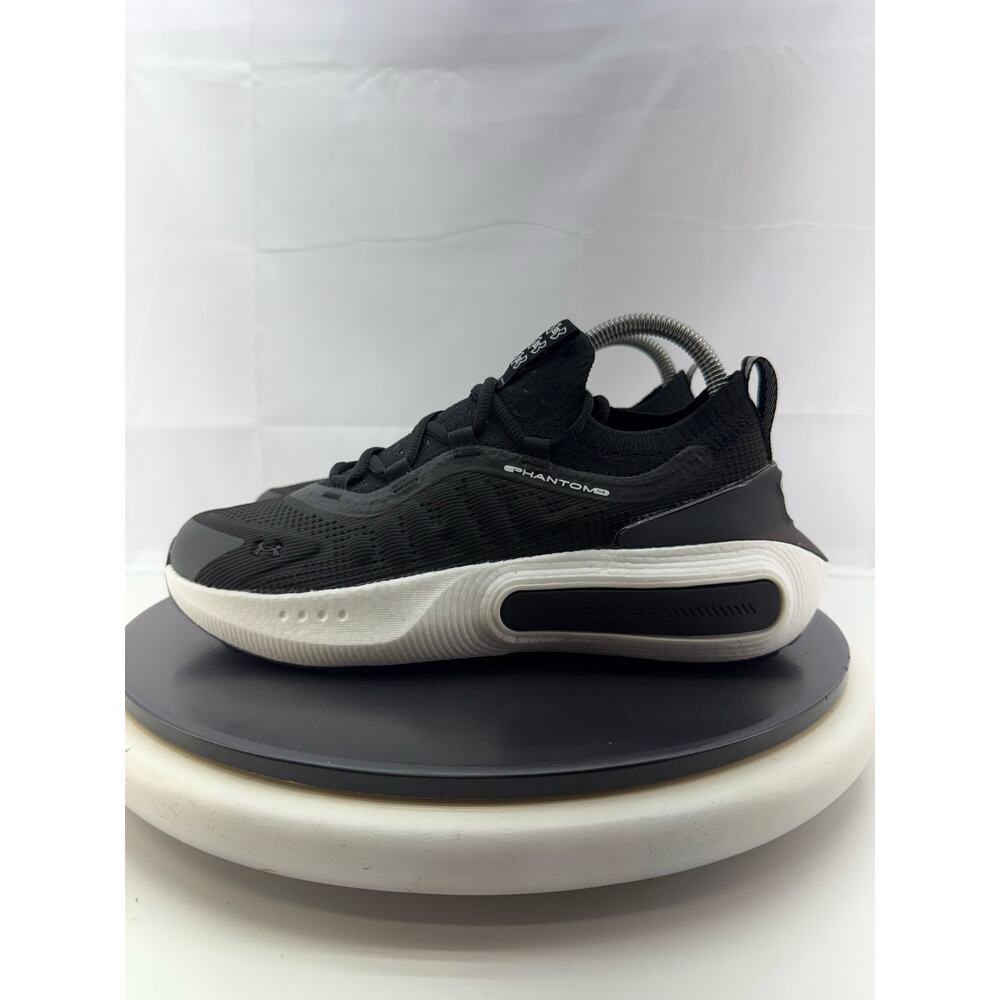 Under Armour GS Phantom 4 Sz 6Y Womens 7.5 Black White Running Shoes 3027709-002 - Picture 1 of 10